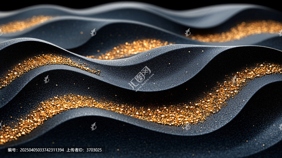 黑沙金石紋