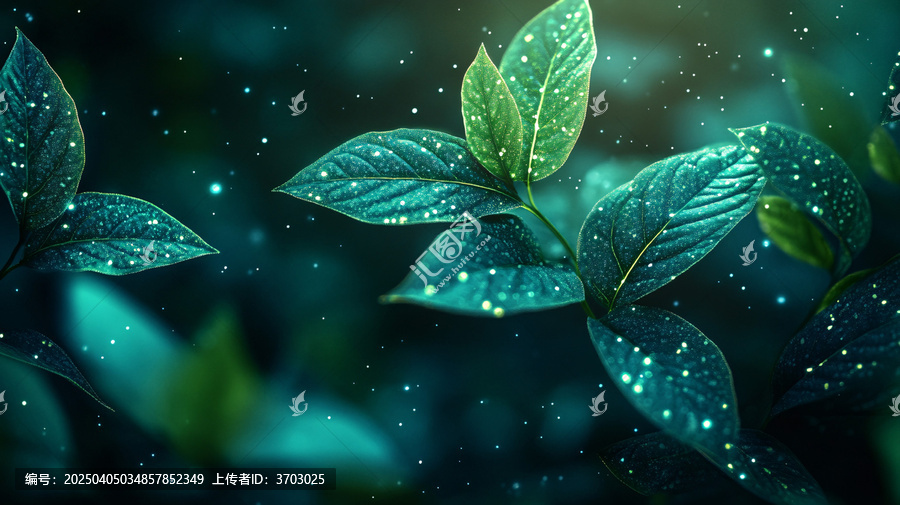 暗綠深海背景