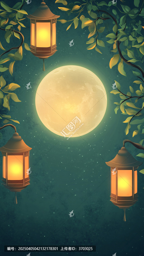 中秋兔月夜