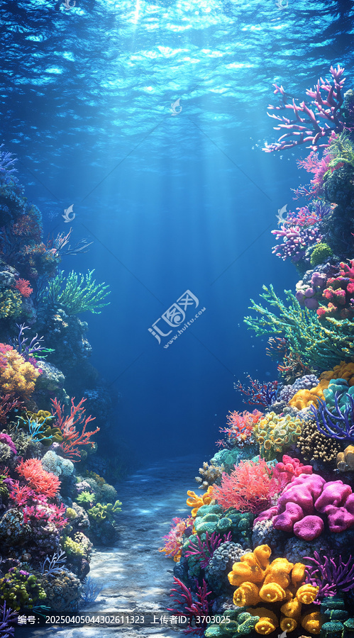 海底珊瑚群