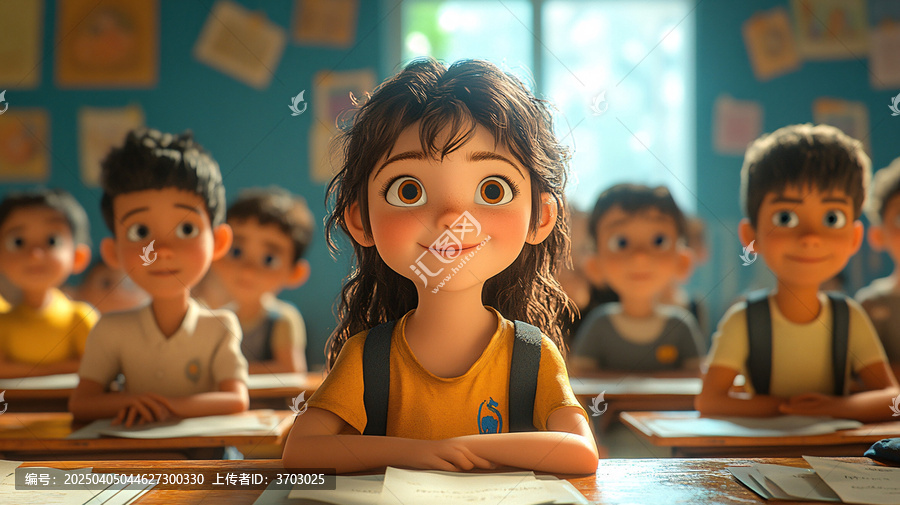 孩子們課堂歡樂坐