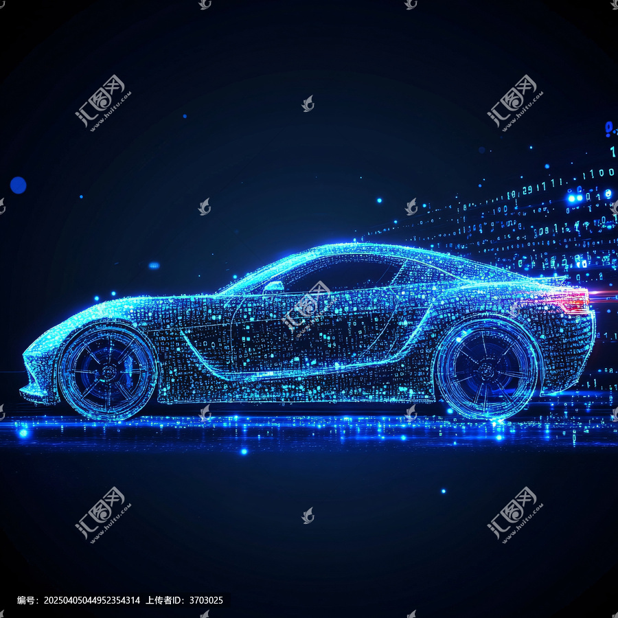 未來感汽車輪廓