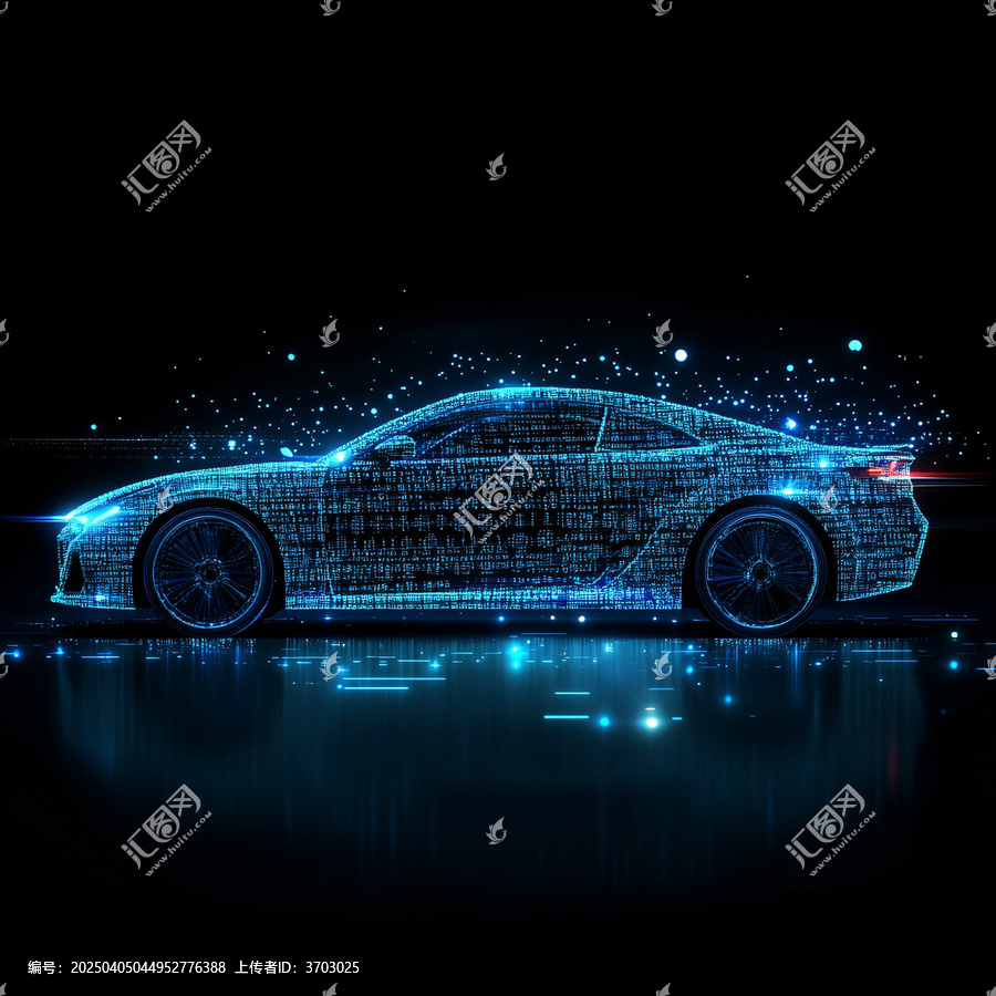 未來感汽車輪廓
