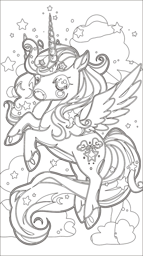 夢幻獨角獸插畫