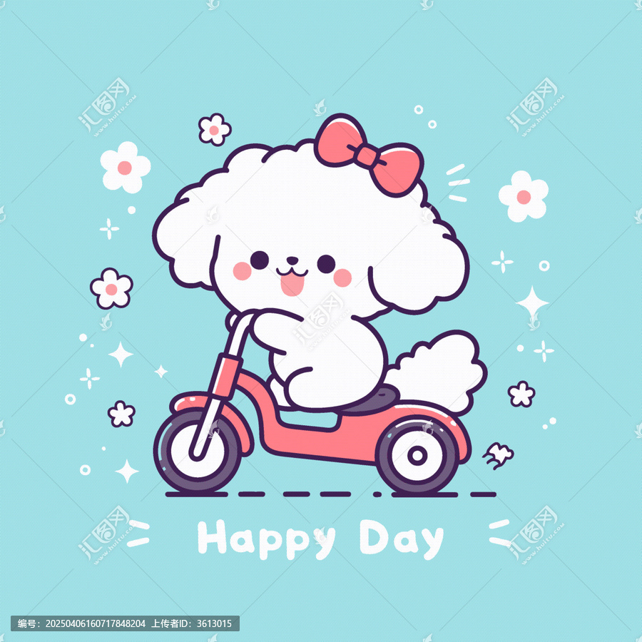 狗狗騎車