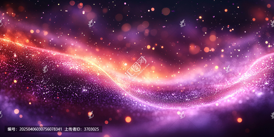 夢(mèng)幻紫光點(diǎn)背景