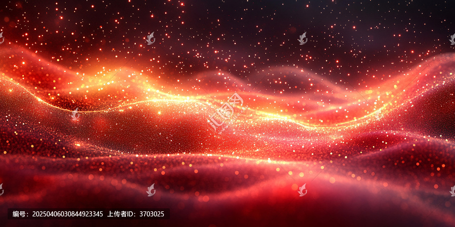 紅光星空金線