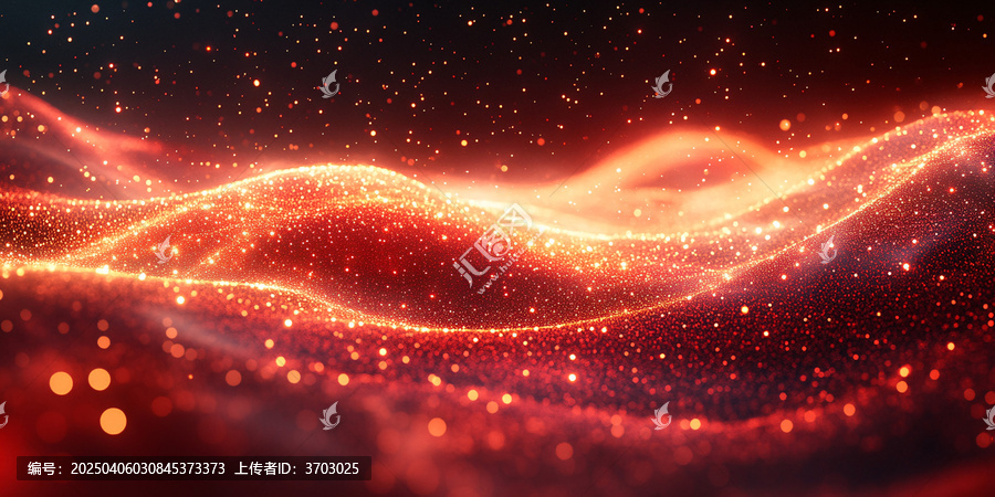 紅光星空金線