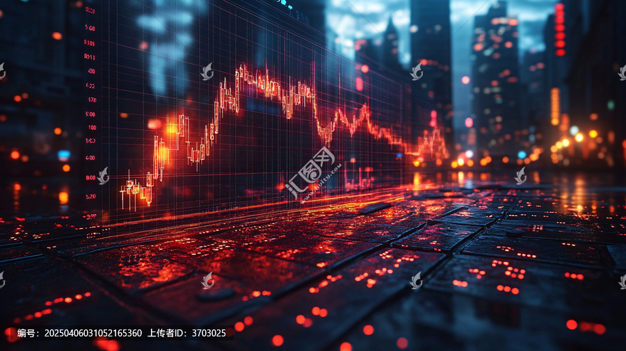 價(jià)格圖表上升背景