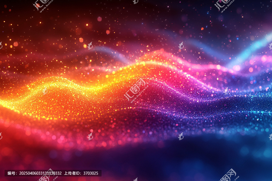 彩虹光波幻想