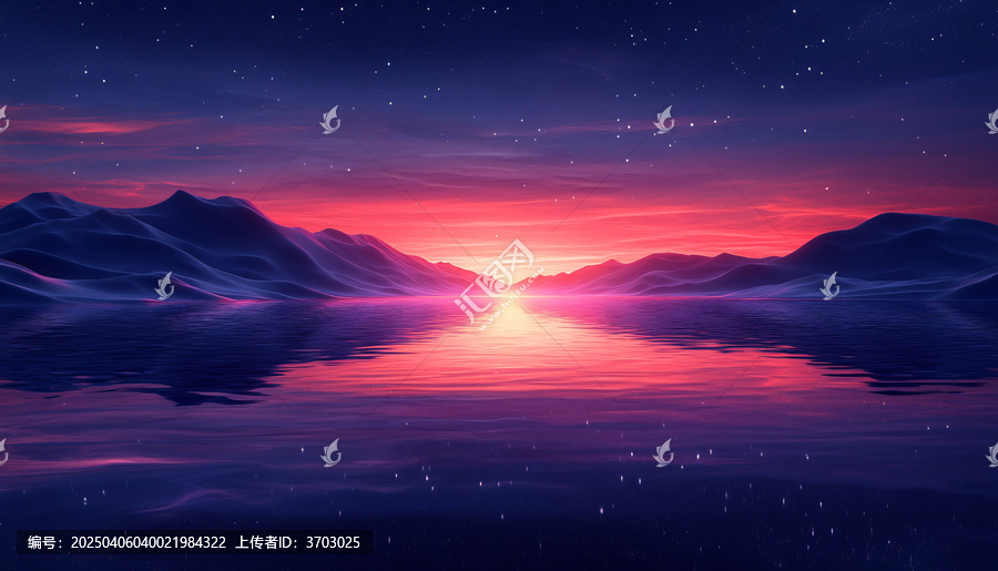 無盡沙丘日暮時
