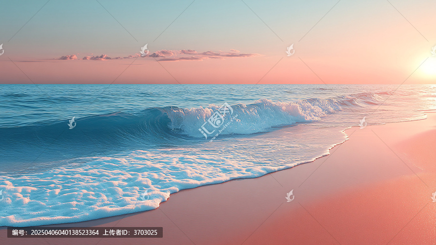 沙灘波浪漸進(jìn)圖