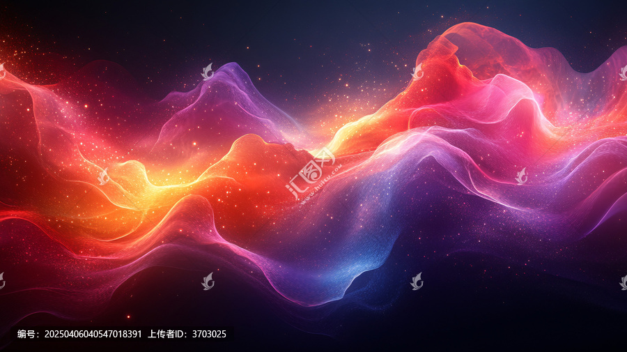 漸變波紋背景