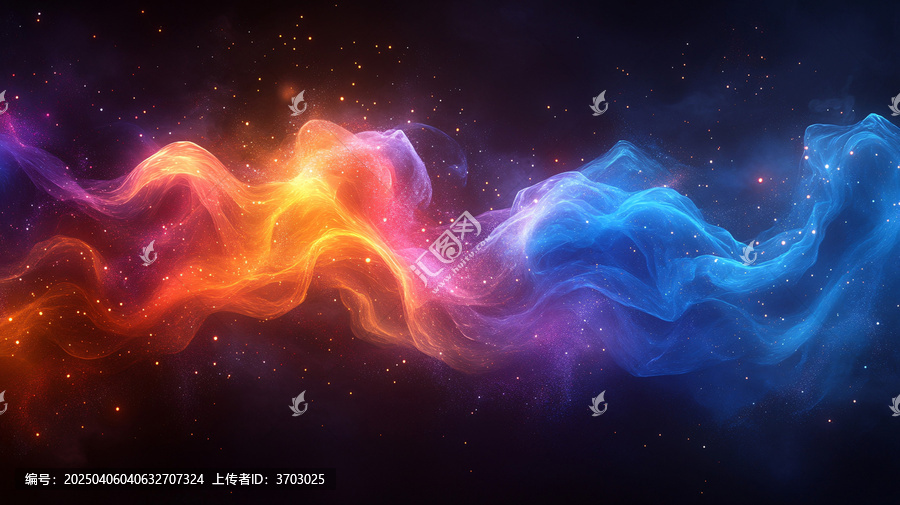 紫色煙霧電路能量