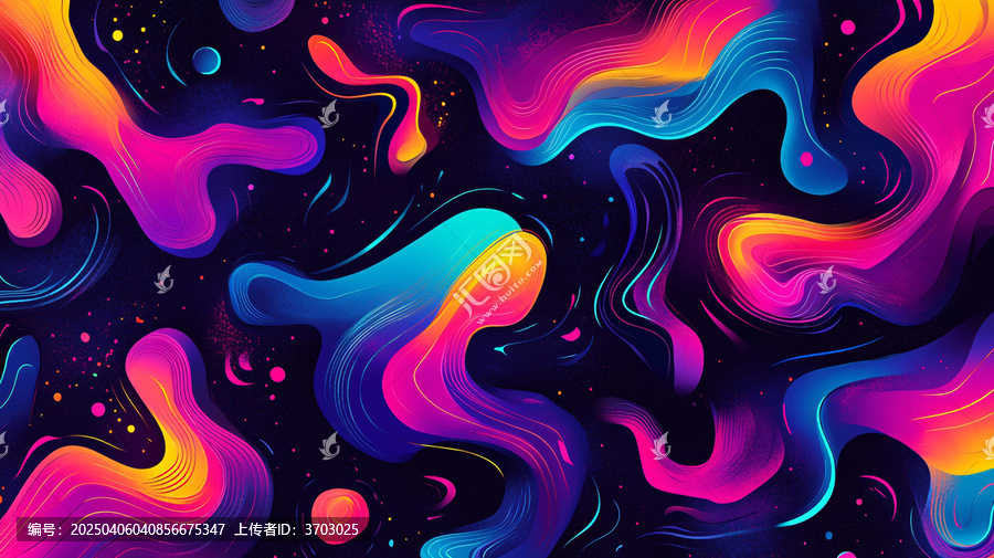 深藍紫漩渦線