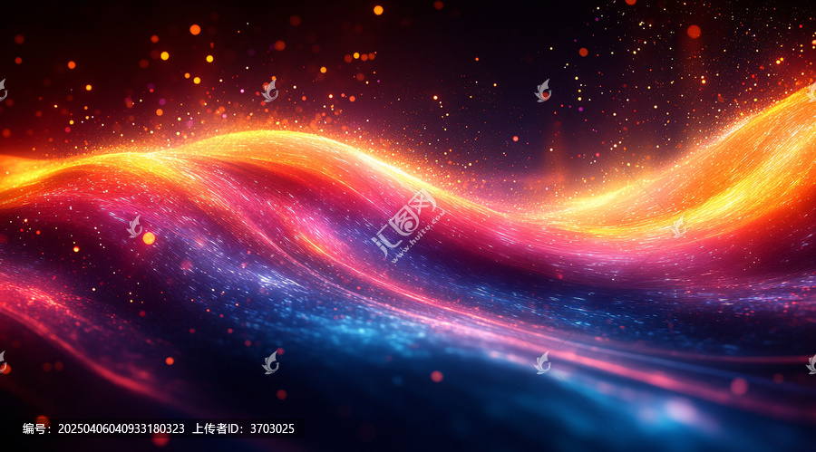 彩光流線背景