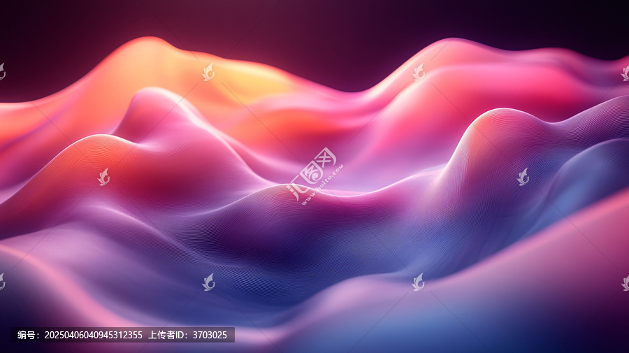 青紫光波背景