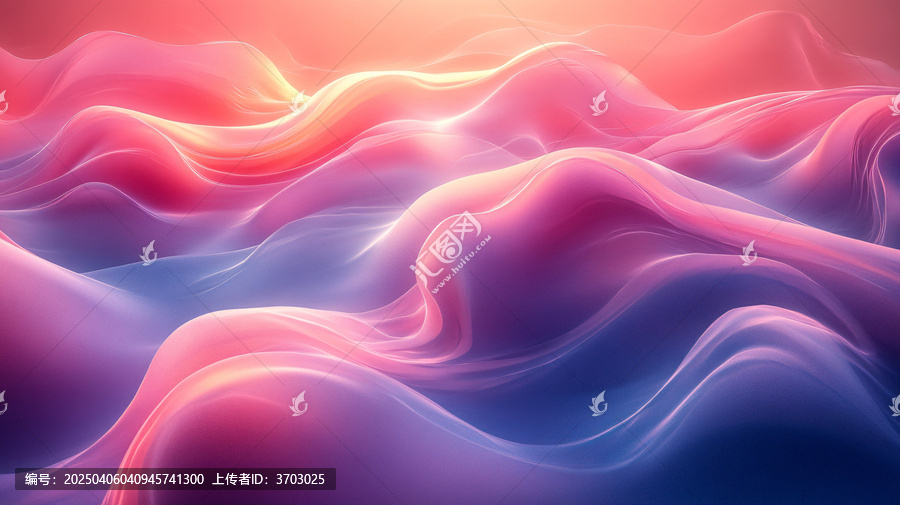青紫光波背景