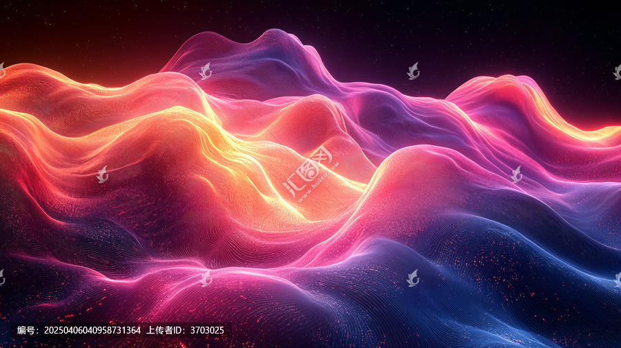 波浪光影
