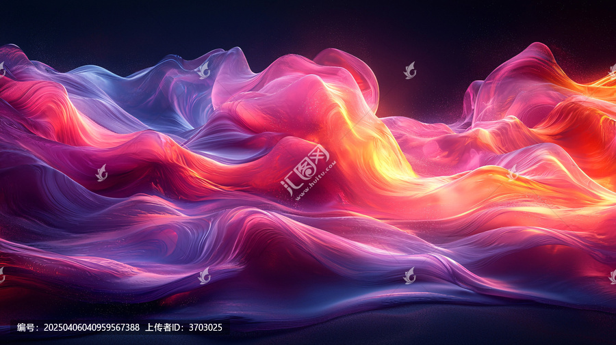 波浪光影