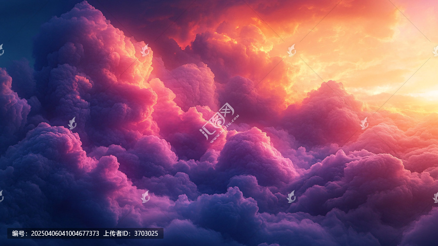 云狀紫粉壁紙