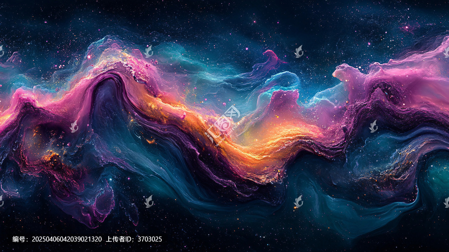 深色流體紋理