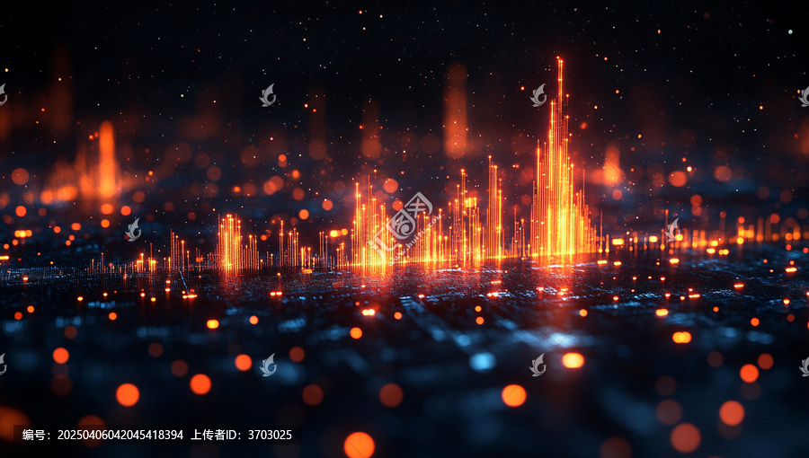 數(shù)字化股市圖與數(shù)據(jù)
