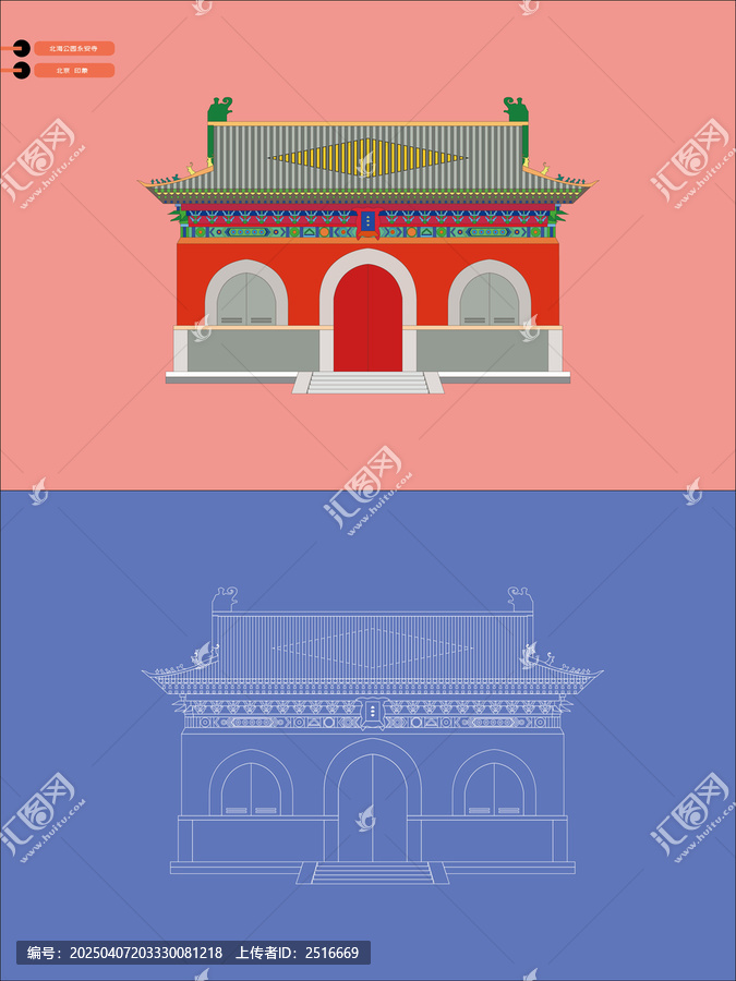 北京北海公園永安寺