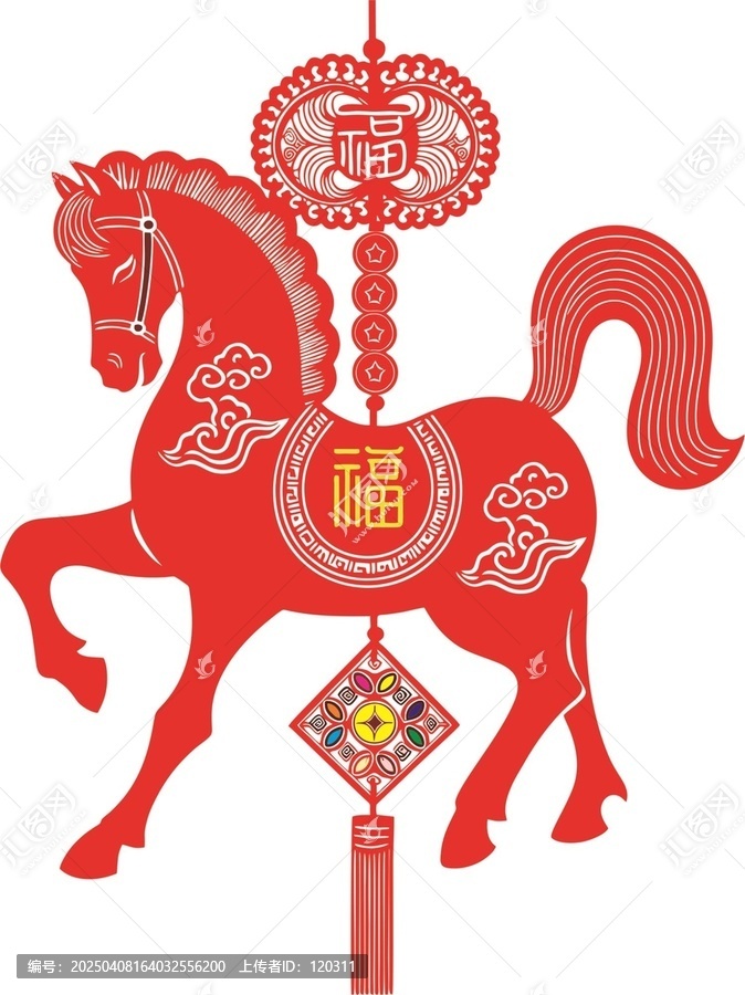 馬上有福掛件