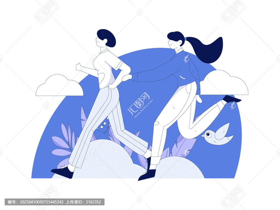 跑步