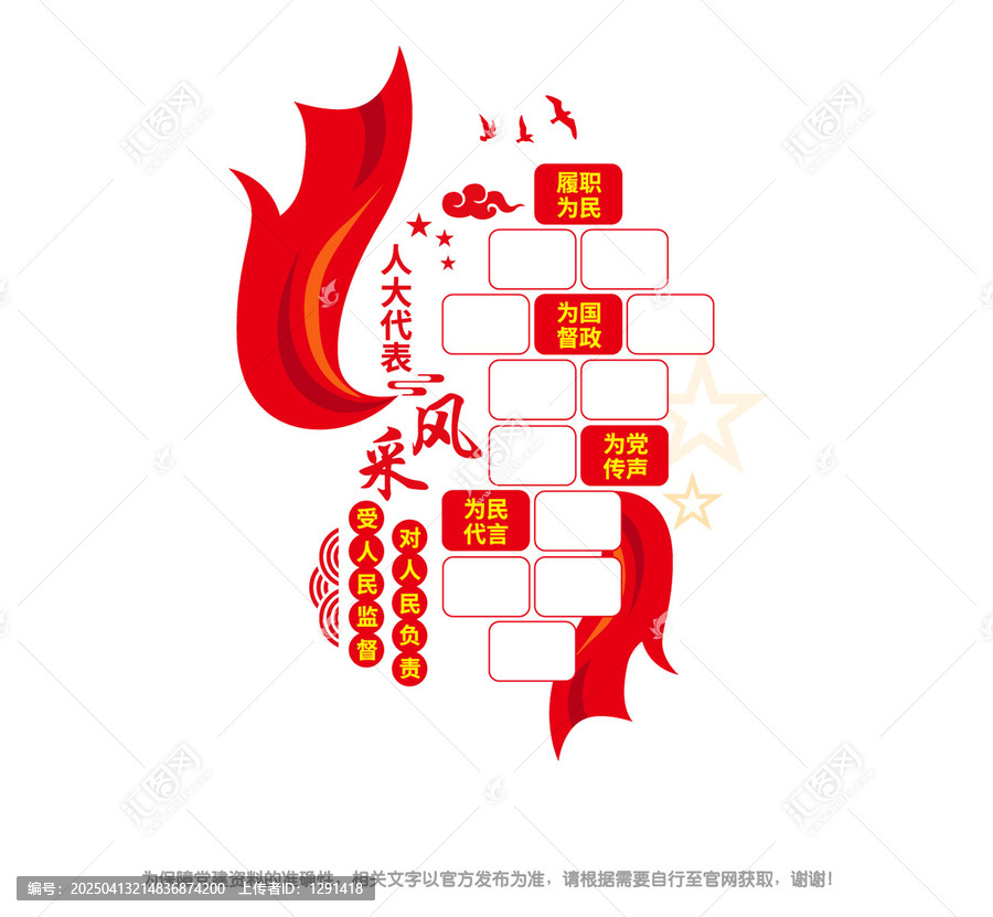 豎版人大代表風(fēng)采展示墻