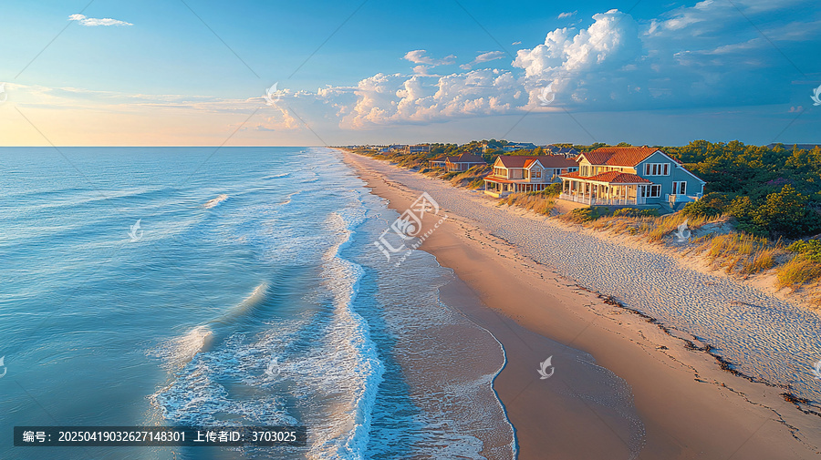 海灘別墅景觀
