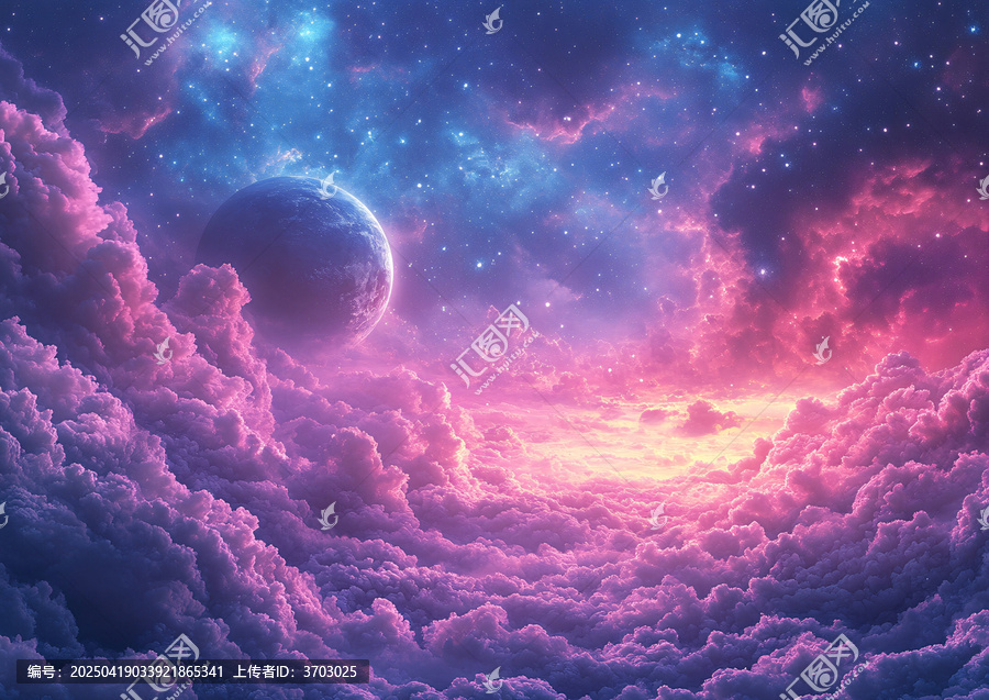 星際行星云彩圖