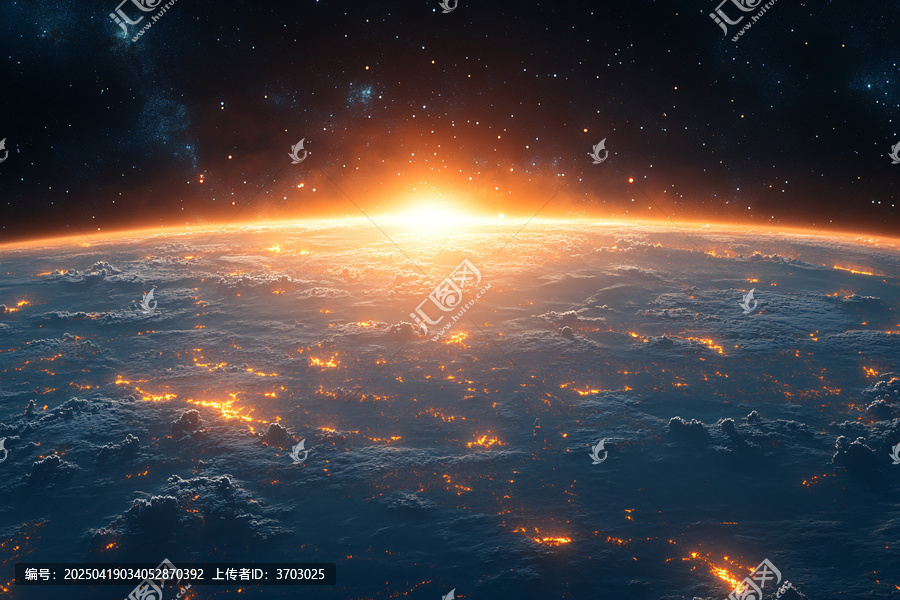 衛(wèi)星遍布天空