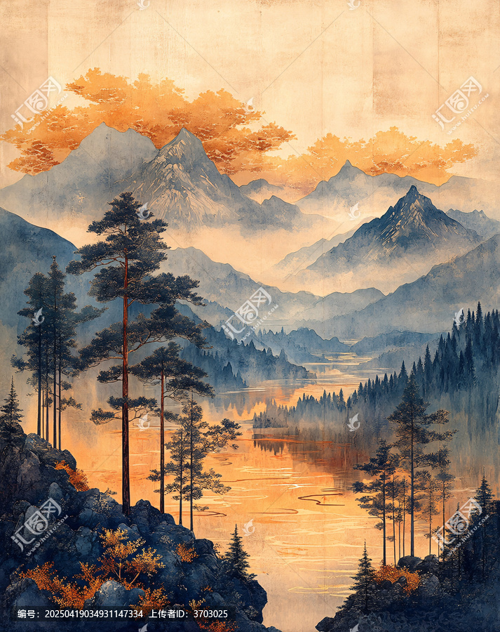 山水云樹