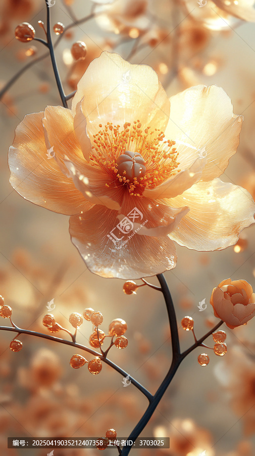 金色花模型