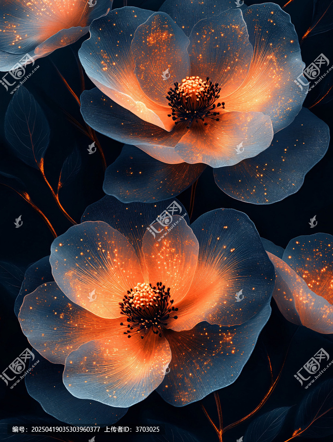 抽象花