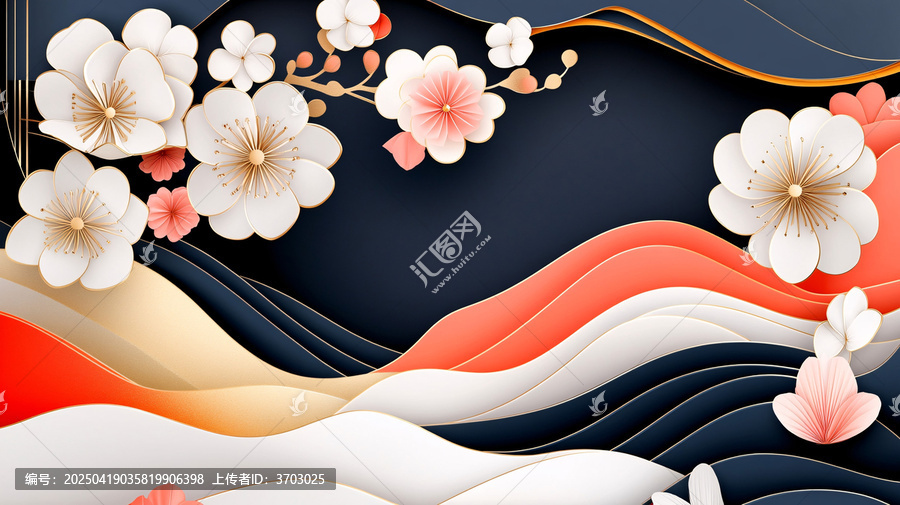 折紙圖案背景