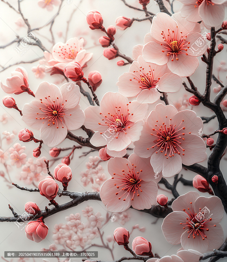 櫻花盛開圖