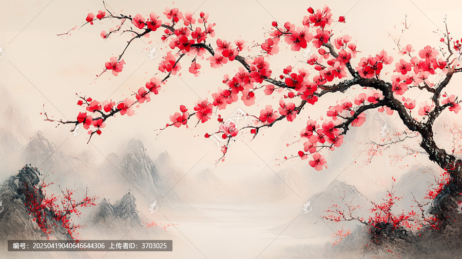 春風(fēng)吹動(dòng)花朵