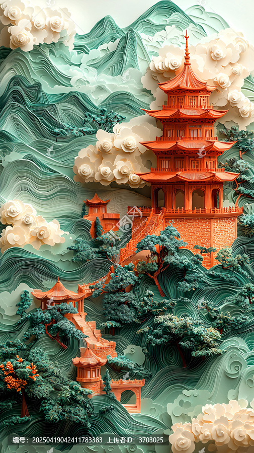絹紙雕刻中國(guó)風(fēng)