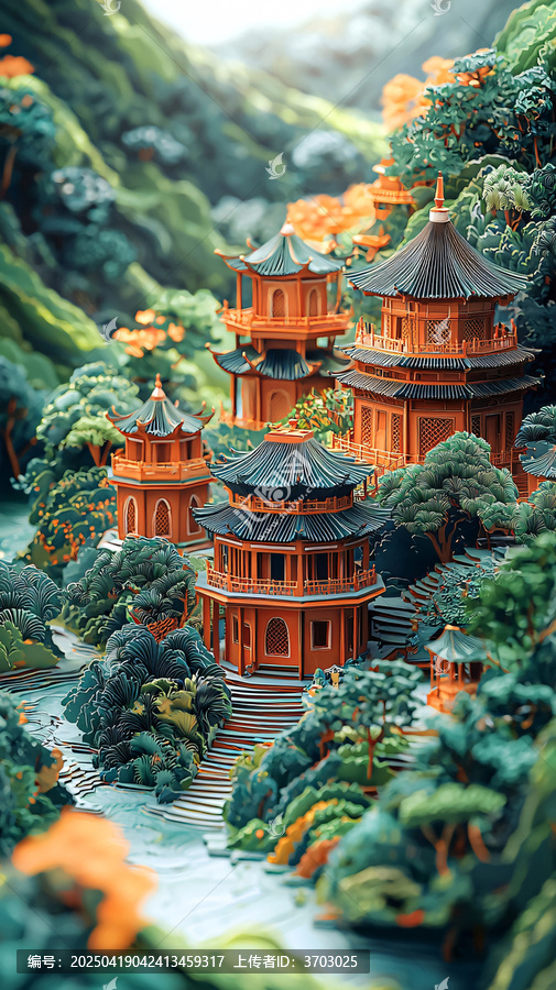 絹紙雕刻中國風(fēng)
