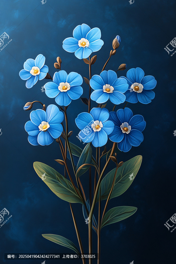 忘憂草花束示例