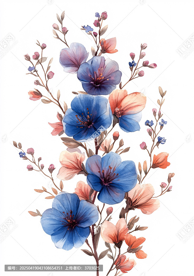 野花鈴蘭紫花