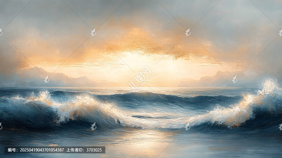 海浪與金屬光