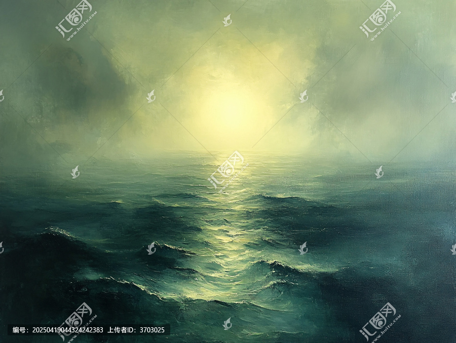 靜謐海色