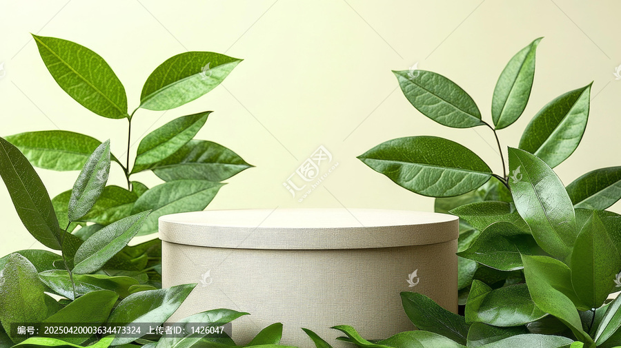 自然美學(xué)簡(jiǎn)約產(chǎn)品展示臺(tái)