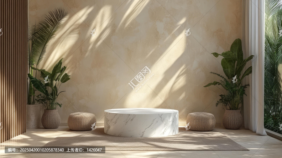 溫暖自然的侘寂風(fēng)格室內(nèi)場景