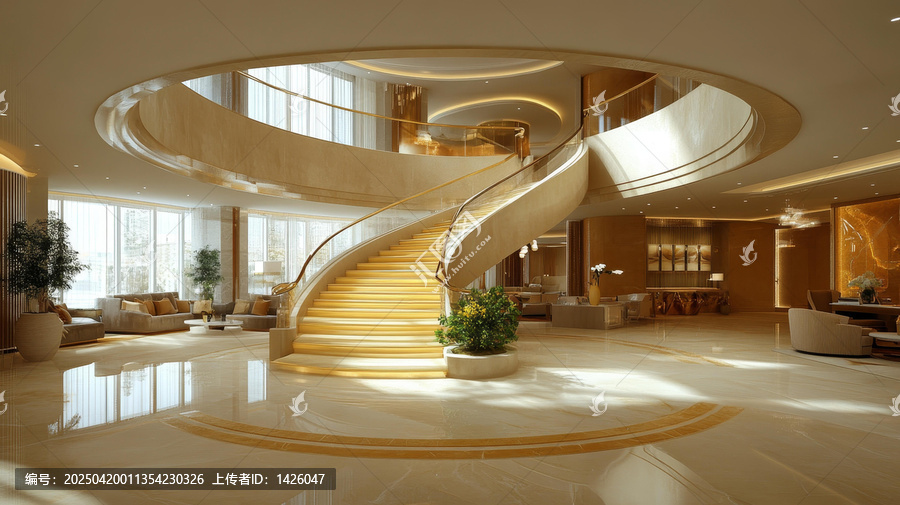 奢華酒店大堂室內(nèi)設(shè)計