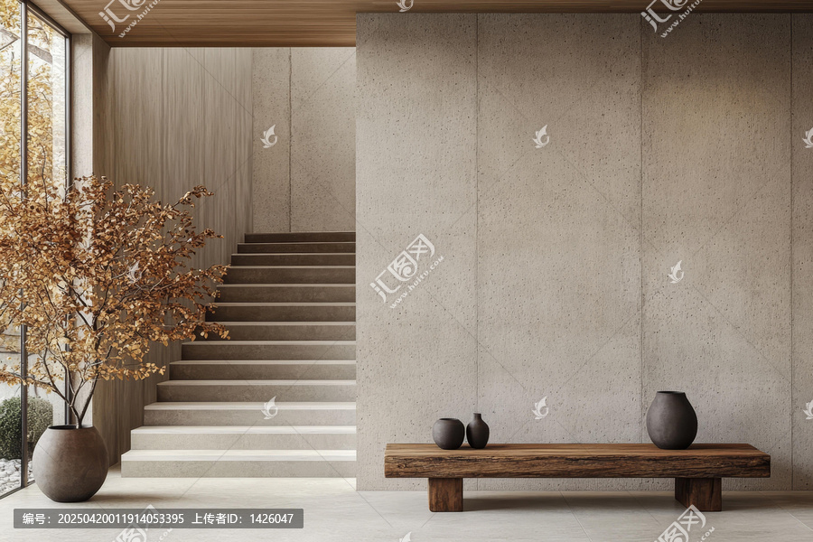 現(xiàn)代極簡(jiǎn)室內(nèi)設(shè)計(jì)之混凝土墻與木質(zhì)元素
